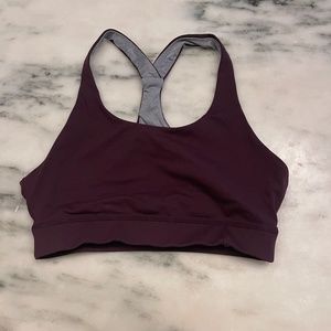 Born Primitive Max Effort Sports Bra - Burgundy